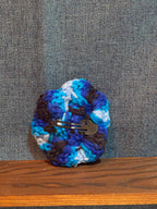 Handmade Crochet Flower Barrette Yarn Hair Clip Boho