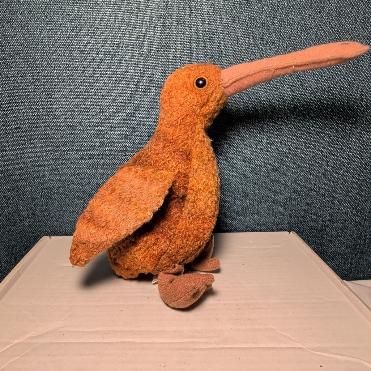 Beak Ty Beanie Baby 1998 Retired Kiwi Bird with Tag Protector Vintage Retired