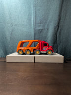 Big Toddler Semi Truck Car Hauler Toy Vehicle Lights & Sounds Transport Trailer