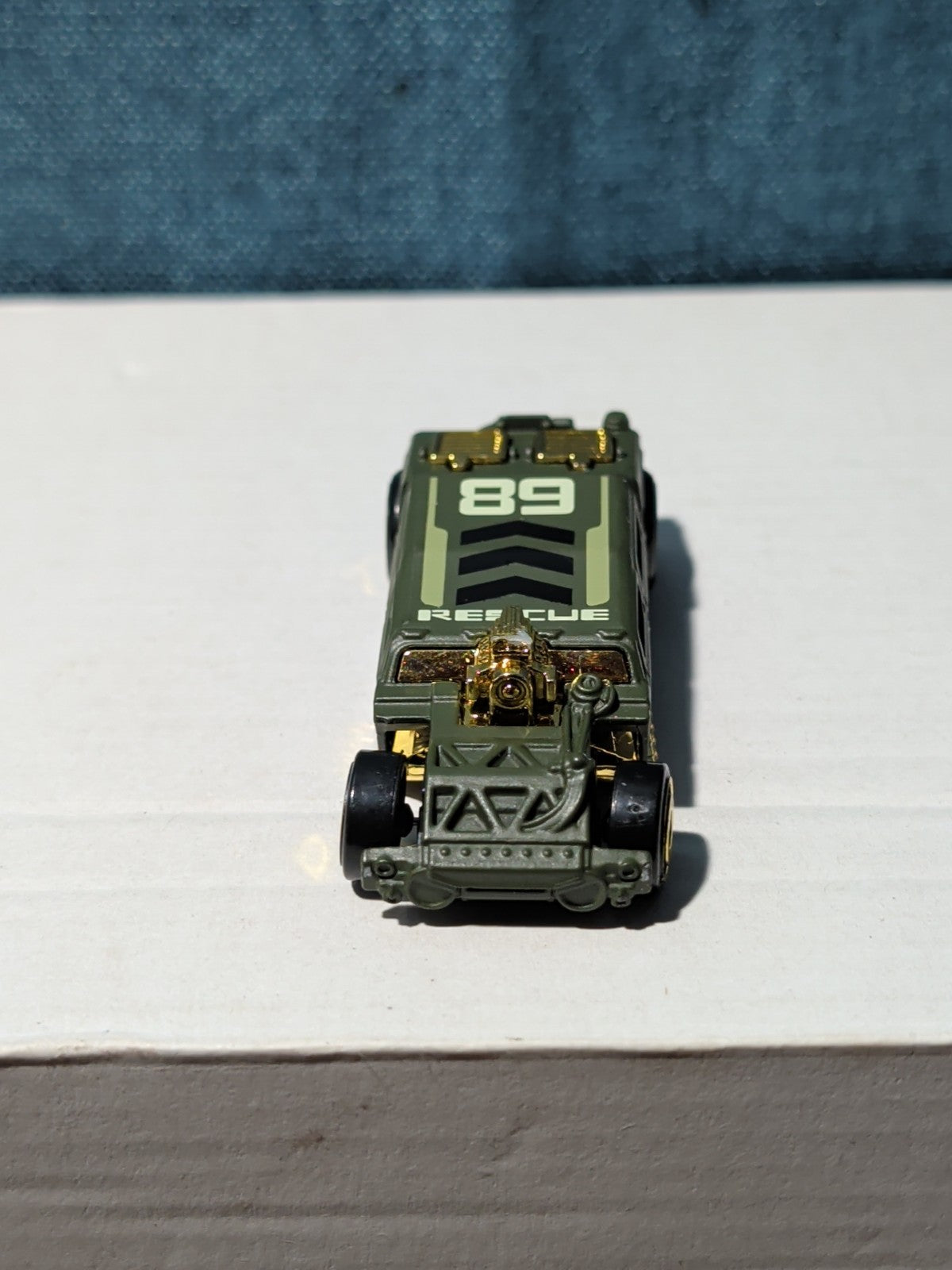 Hot Wheels Lethal Diesel | 2020 HW Rescue "Artichoke Green" | Matte & Gold