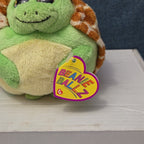 Ty Beanie Ballz Zoom the Turtle Plush Weighted Lands on Feet 2011 Retired MWMT