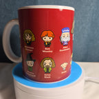 Paladone Harry Potter Chibi Characters Red Ceramic Mug 2018