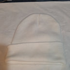 Custom Grinch Throat Punch White Knit Beanie Funny Holiday Hat Brand