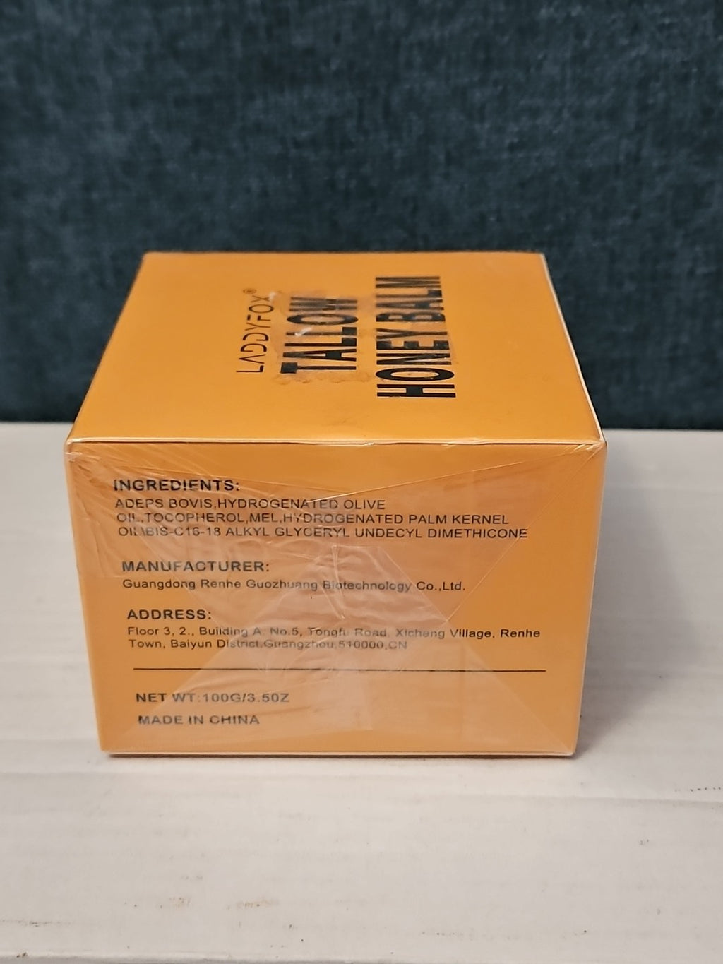 Sealed Laddyfox Tallow Honey Balm | Face & Body Grass-Fed Moisturizer 100g