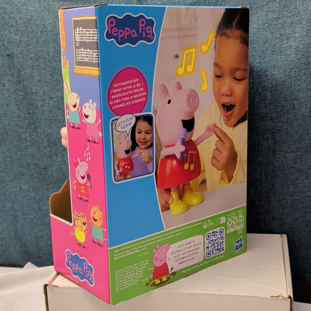 Hasbro Peppa Pig Talk & Sing Peppa Doll Musical 50+ Sounds Songs New Sealed