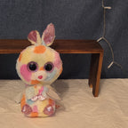 Ty Beanie Boos Bloomy Pastel Bunny Plush 6" Glitter Eyes Easter Bunny