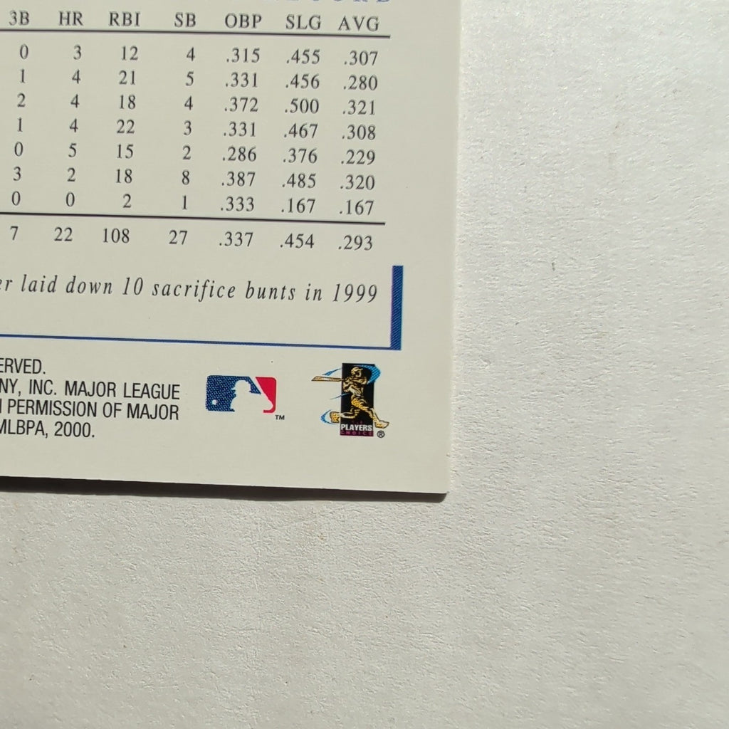 2000 Topps Gallery Carlos Beltran #7 Royals Canvas 1999 ROY HOF Vibe