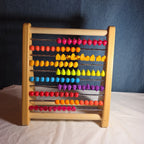 B. Toys Wooden Fruit Abacus Colorful Counting Frame