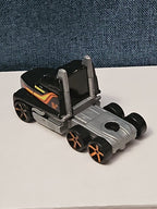 Hot Wheels Semi Truck Cab | Track Stars Black & Orange Racing Hauler