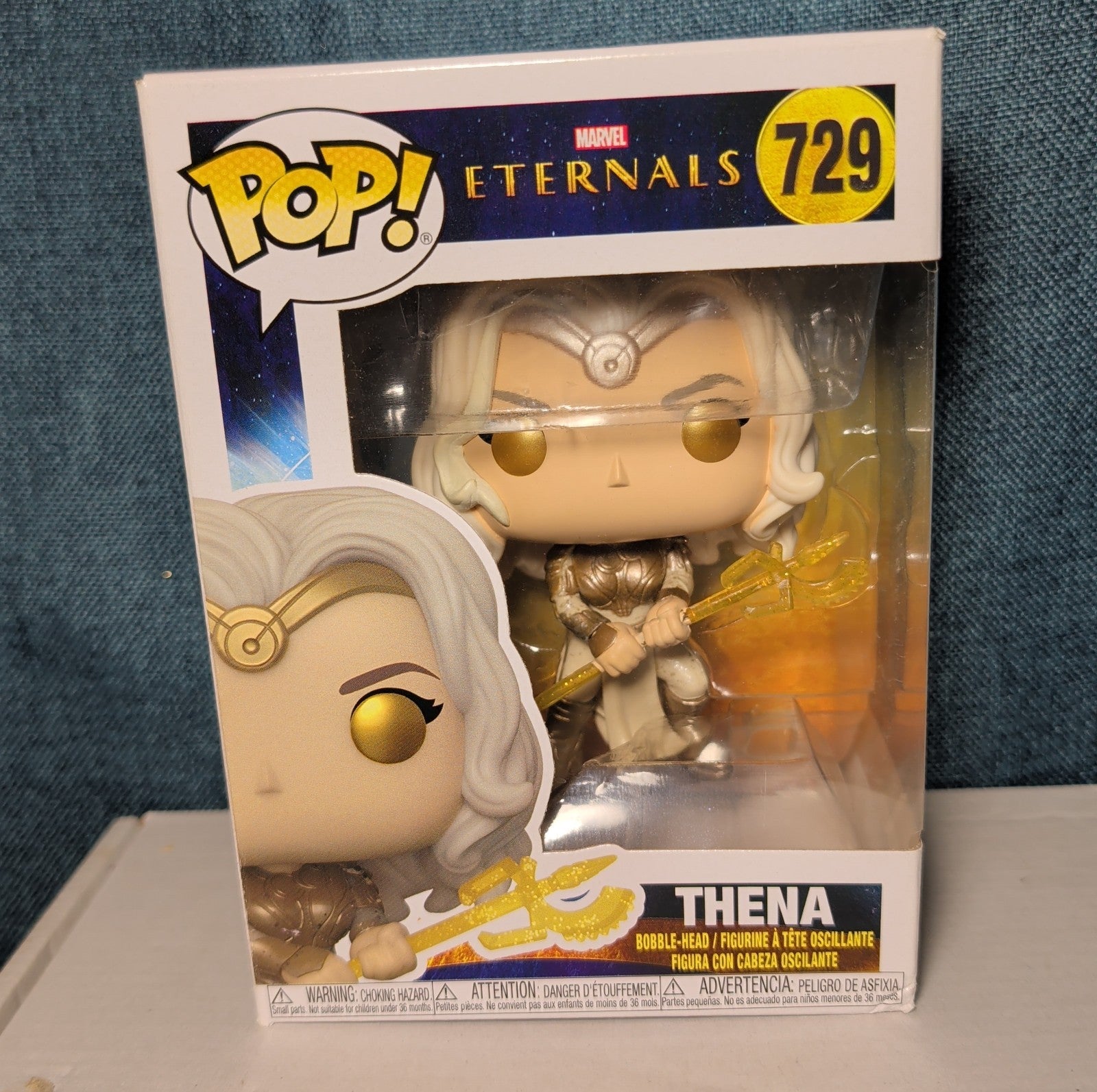 Funko POP! : Marvel Eternals #729 - Thena New in Box with Protector