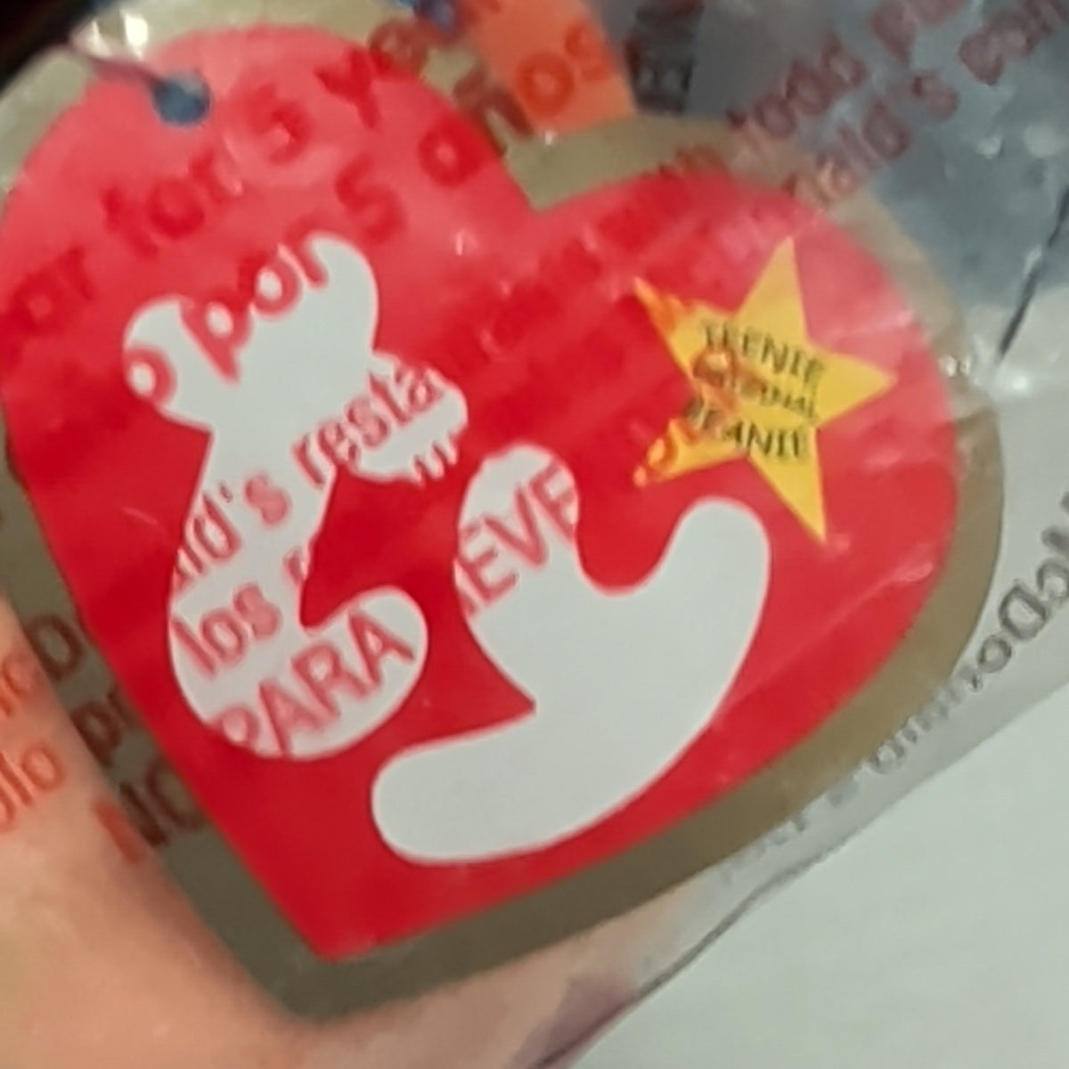 Ty McDonald’s Teenie Beanie Baby Lips the Fish #1 2000 Sealed New in Bag Vintage