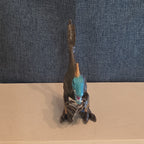 Animal Planet Dino Tower Replacement Raptor Figure Feathered Blue Face Toy