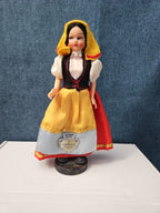 Vintage Italian Souvenir Dolls Pair | Genova & Sorrento | Sleep Eyes