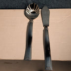 Hampton Silversmiths PORTFOLIO Sugar Spoon & Butter Knife Set | Glossy 208