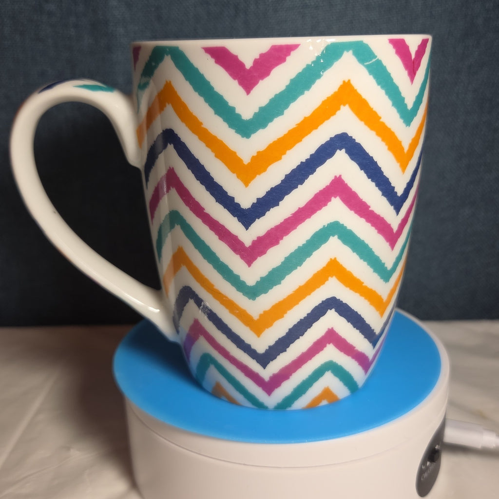 Mud Pie Francesca's Teacher Quote Mug Colorful Chevron 2012