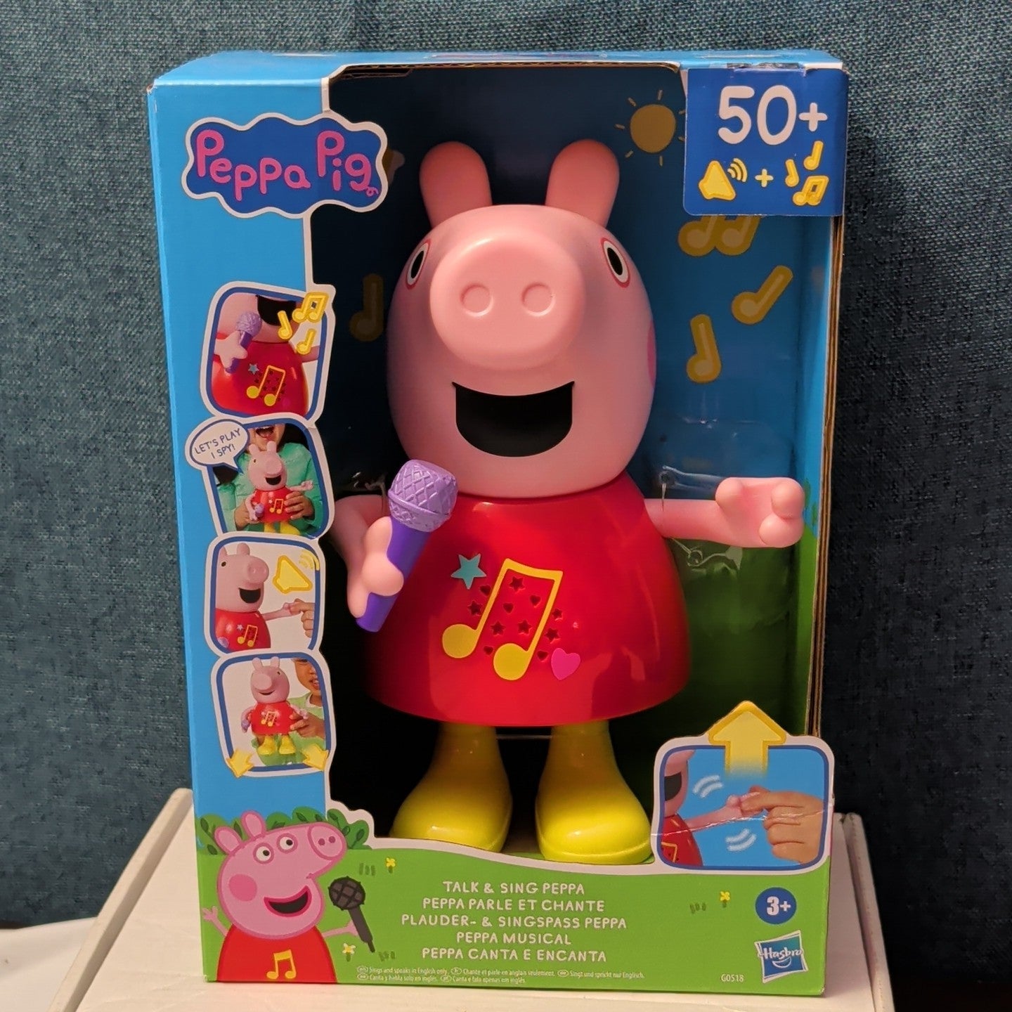 Hasbro Peppa Pig Talk & Sing Peppa Doll Musical 50+ Sounds Songs New Sealed