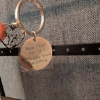 Sweet 16 Funny Keychain Silver Tone Birthday Gift ..I Officially Know Everything
