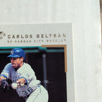 2000 Topps Gallery Carlos Beltran #7 Royals Canvas 1999 ROY HOF Vibe
