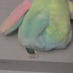 TY Beanie Baby B.B. BEAR The Birthday Bear 1999 | Pastel Tie-Dye | Mint Tags NEW