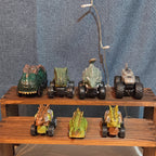 Lot Of 7 Dinosaur Monster Trucks, Vehicles Plastic