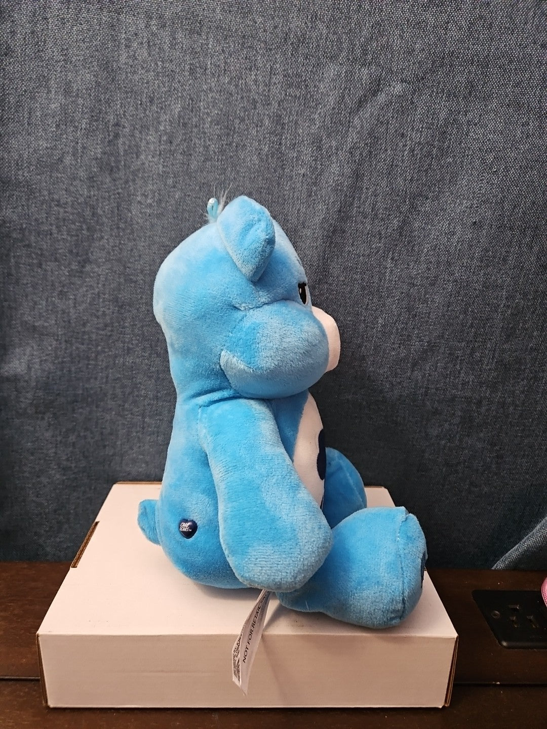 Care Bears Grumpy Bear Plush 11' Basic Fun Blue Cloud | NWT Read Condition Tear