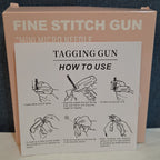 Fine Stitch Tagging Gun Micro Needle Fastener Clothing Tool Blue New OB