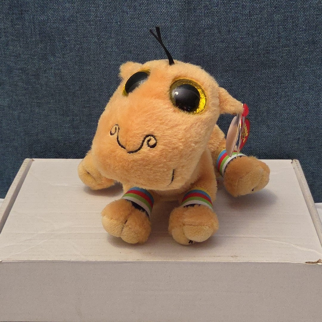 Ty Beanie Boos Jamal Camel 6" Plush Gold Glitter Eyes Retired 2014 MWMT 36155