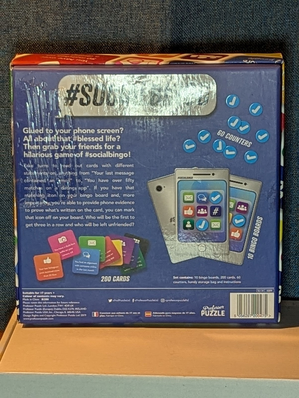 #SOCIALBINGO | Adult Party Game 17+ | Social Media Phone Game