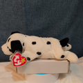 Ty Beanie Baby Dotty the Dalmatian Dog 1996 PVC Pellets Mint with Tags MWMT
