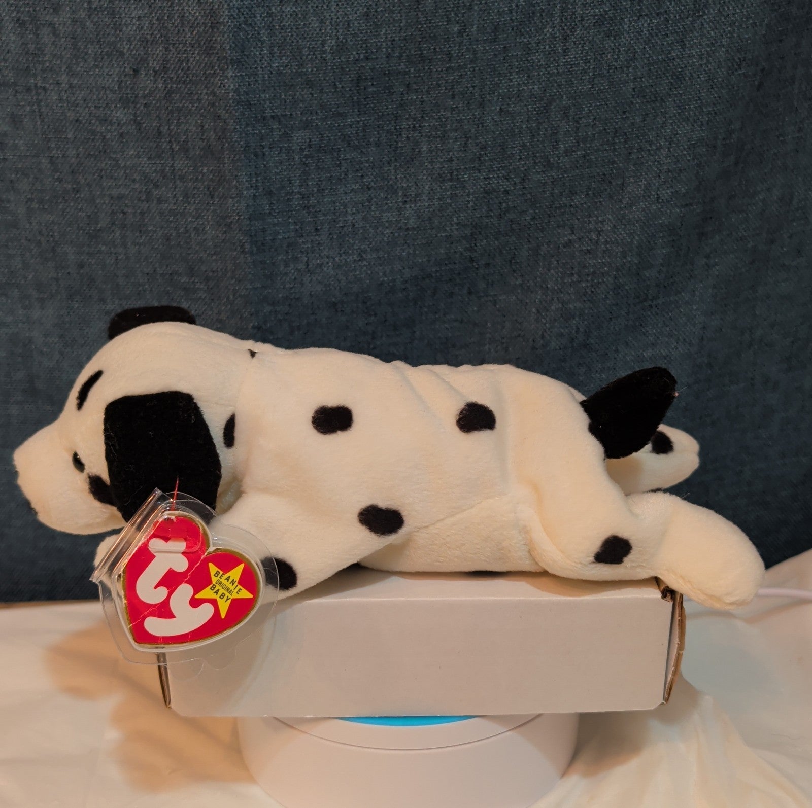 Ty Beanie Baby Dotty the Dalmatian Dog 1996 PVC Pellets Mint with Tags MWMT