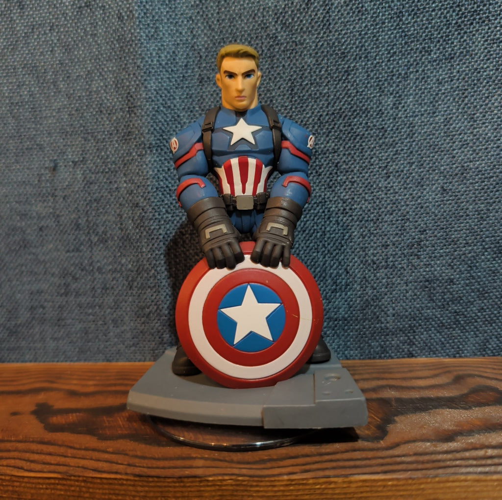 Disney Infinity 3.0 Captain America Unmasked PVC Figure Loose INF-1000229