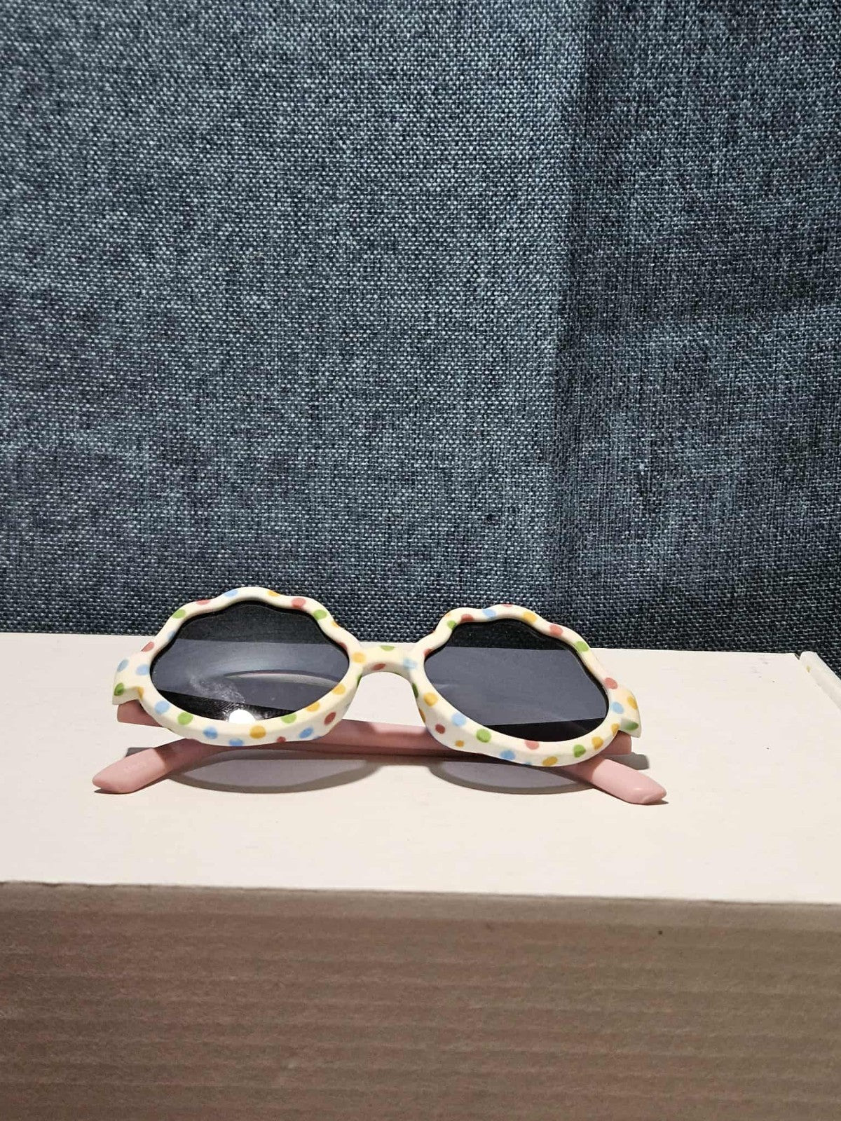 Fynn & Riley Toddler Girls Sunglasses Flower Polka Dot 100% UV Protection NEW