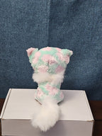 TY Beanie Boos Opal Cat Plush 6" | Pastel Pink & Green Tie Dye Kitty | No Tag