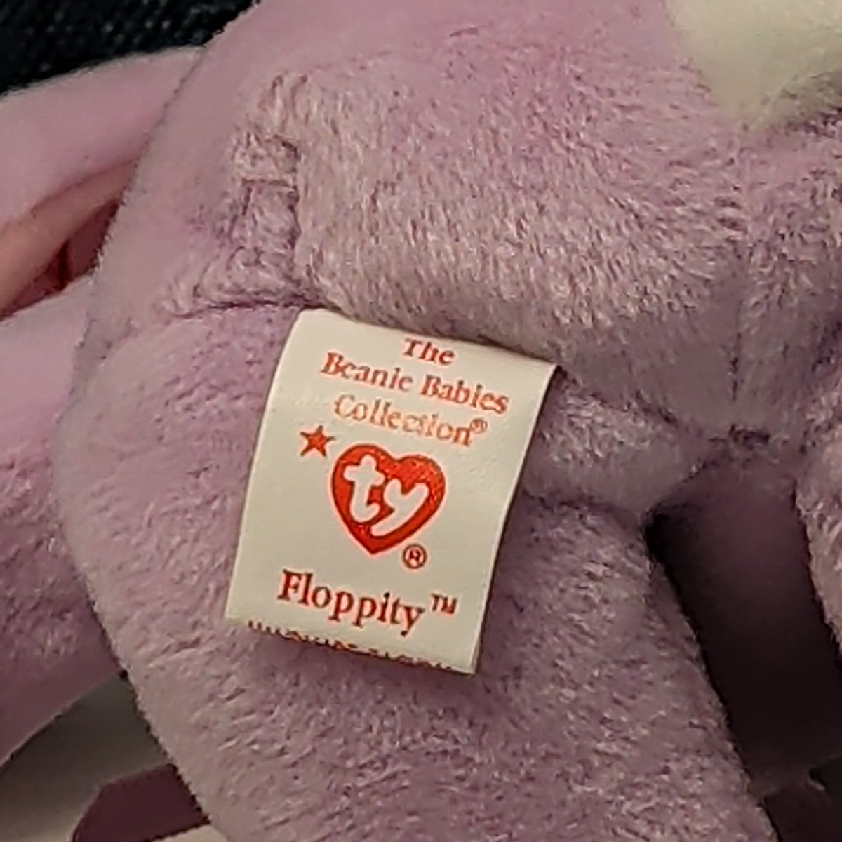 TY Beanie Baby - FLOPPITY the Purple Bunny (8.5 inch) - MWMTs Stuffed Animal Toy
