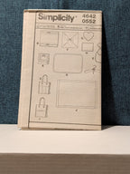 Simplicity 4642 Baby Gift Pattern Diaper Bag Bib Blanket Photo Album | UNCUT