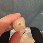 Drilled Stone Beads Peach Natural Tumbled Boho Craft