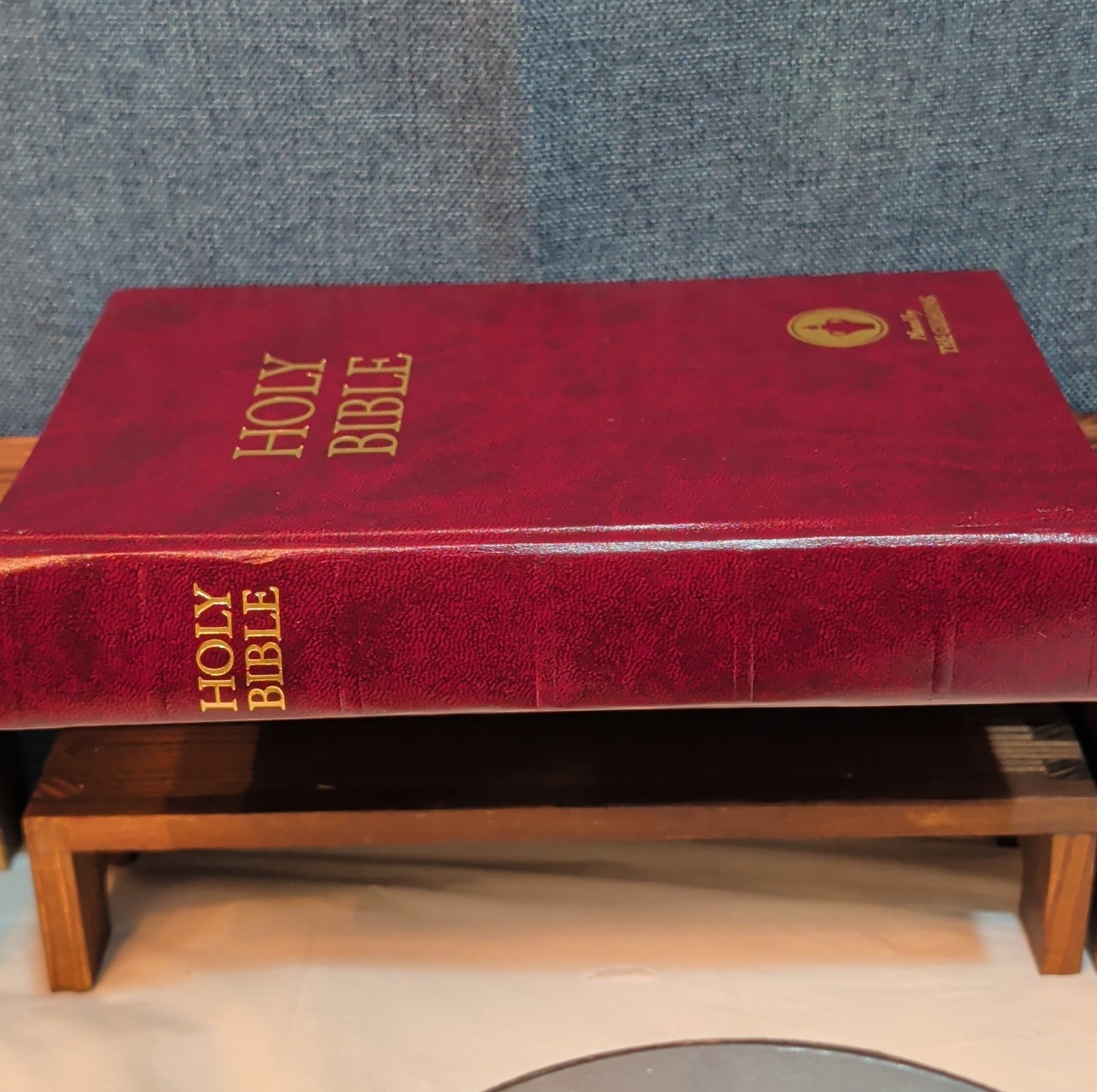 Holy Bible Placed By The Gideons Red Hardcover Book Classic