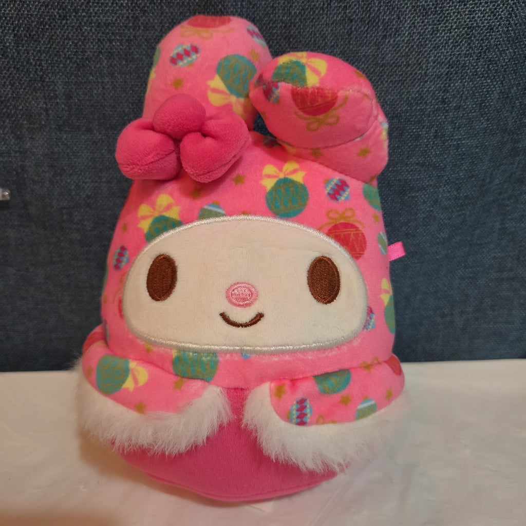 Squishmallows Sanrio My Melody Holiday Ornament Plush
