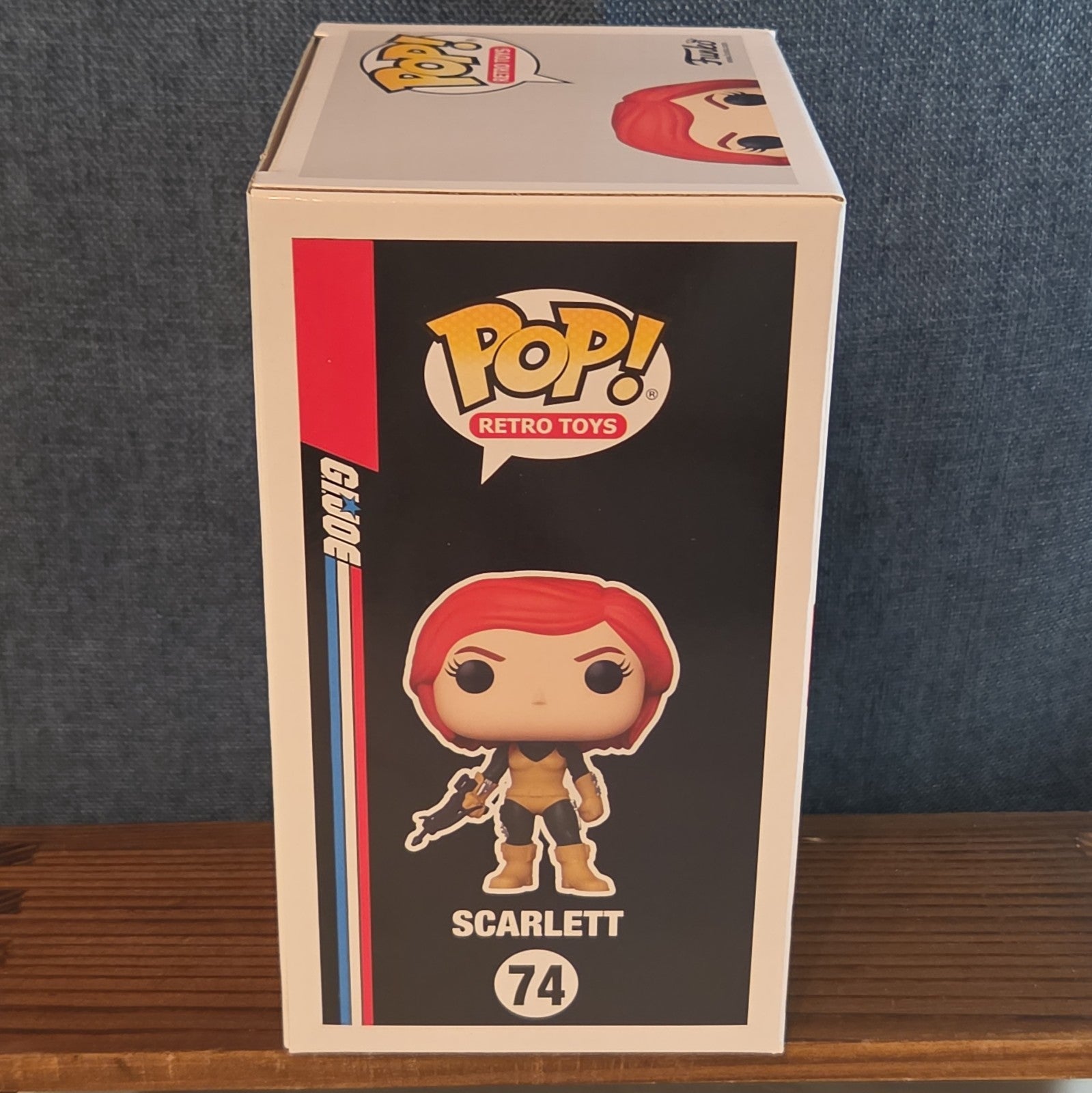 Funko Pop Retro Toys G.I. Joe Scarlett #74 New in Box with Protector