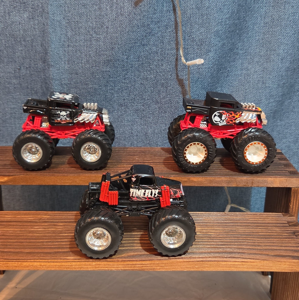 Hot Wheels Monster Jam Bone Shaker Time Flys Lot 3 Diecast Y2K