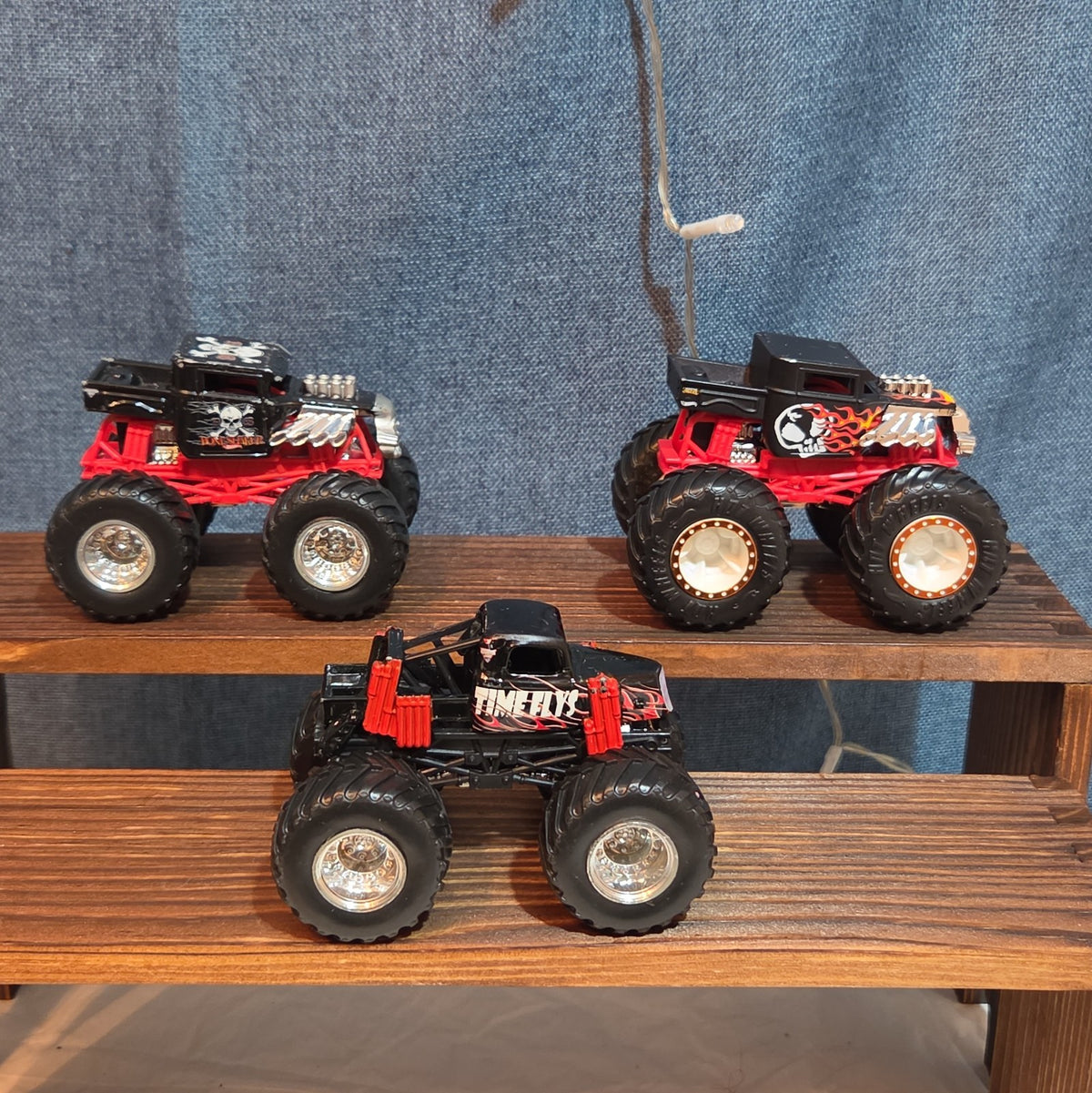Hot Wheels Monster Jam Bone Shaker Time Flys Lot 3 Diecast Y2K