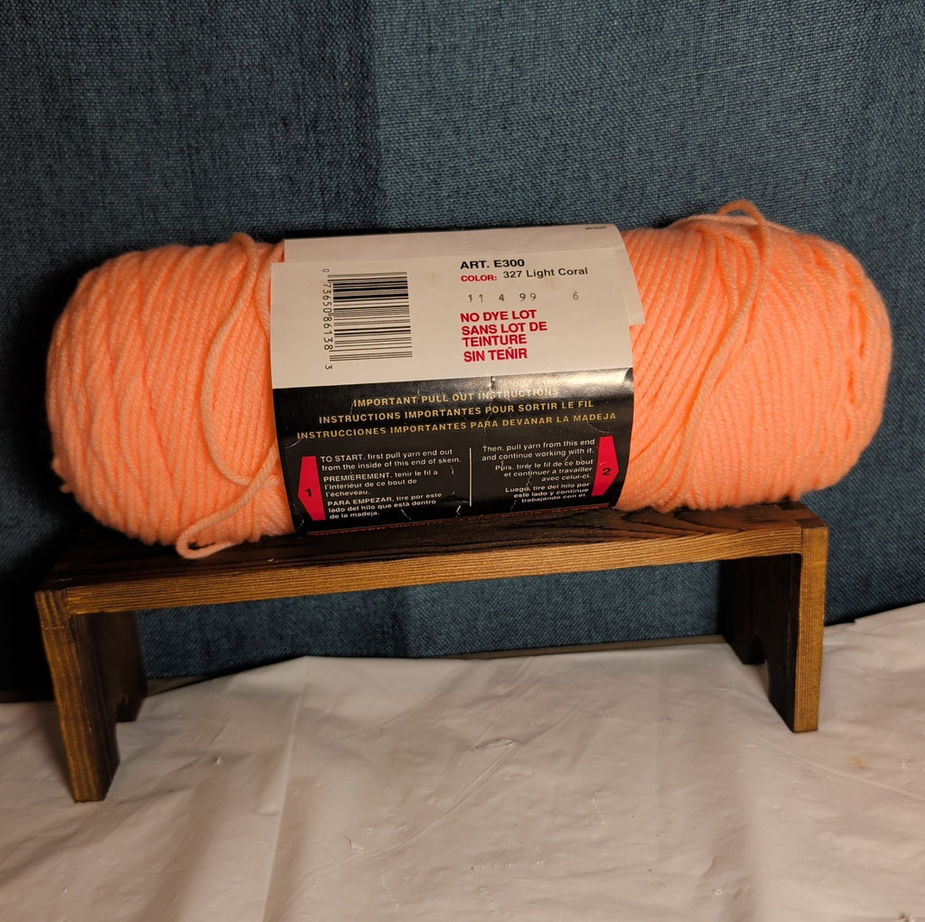Red Heart Super Saver Light Coral Yarn 8oz