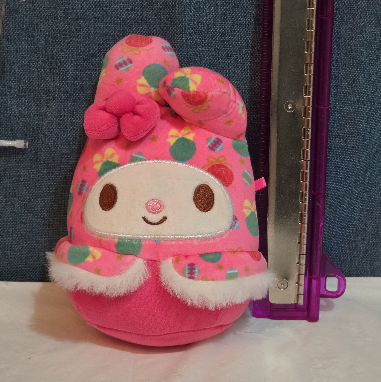 Squishmallows Sanrio My Melody Holiday Ornament Plush