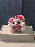 ZURU Rainbocorn Puppycorn Penny the Pug 5" Plush White Pink Bow Glitter Horn