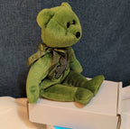 Ty Beanie Baby 2.0 Luckier the Irish Bear Green Shamrock 8" Plush