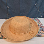 Scala 100% Raffia Wide Brim Sun Hat Natural Straw Summer Beach