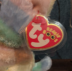 Ty Beanie Boos Heather Uni-Kitty 6" Plush Pastel Rainbow