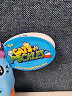 Cats vs Pickles Stitches #503 | Fuchsia Series Bean Plush | Blue Patchy Cat