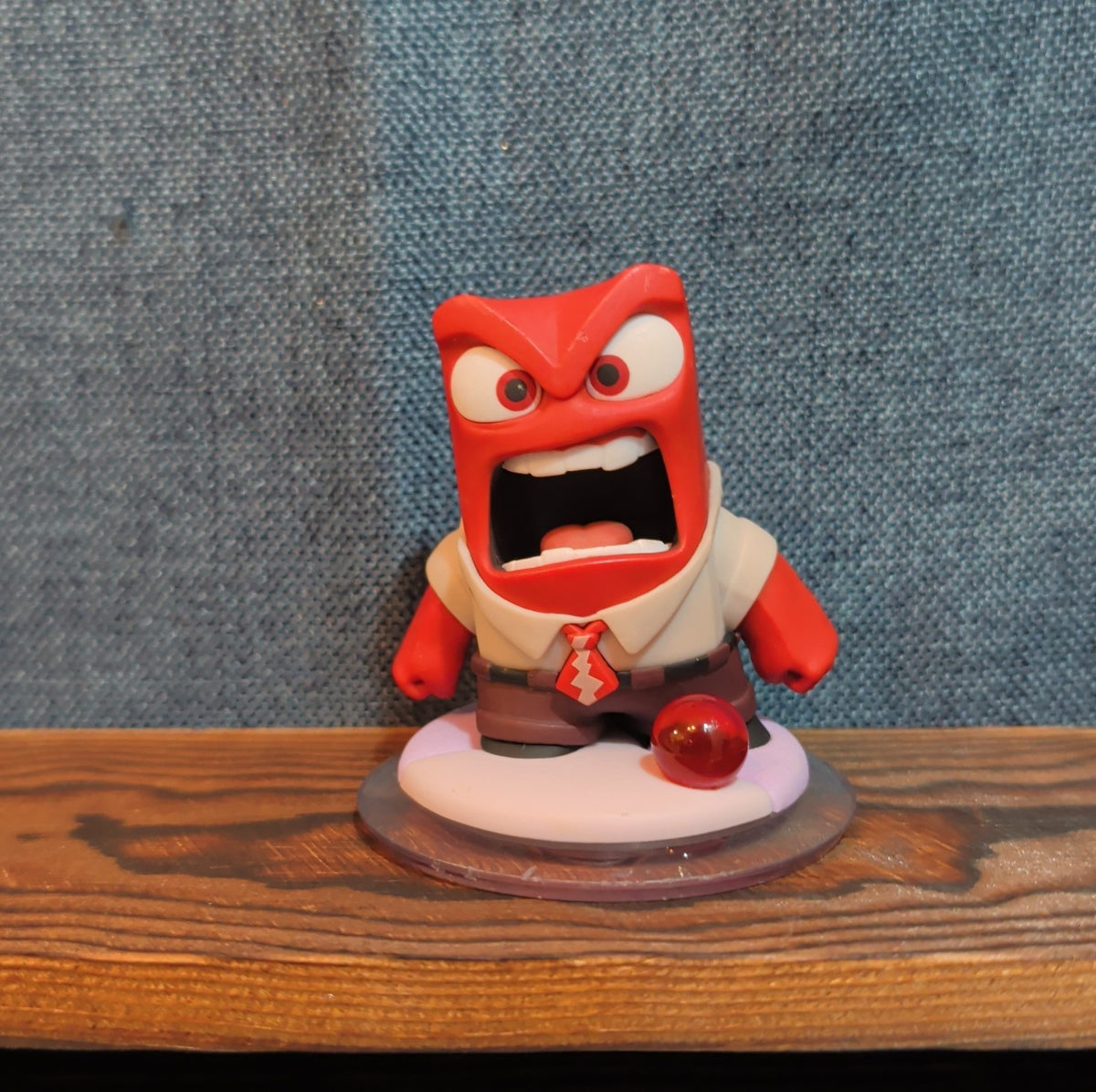 Disney Infinity 3.0 Inside Out Joy & Anger 2 Figure Lot PVC Loose
