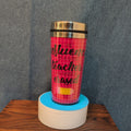 Teacher Appreciation Travel Tumbler 20oz Pink Hot Cold Cup with Lid